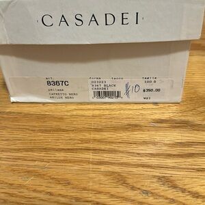 Women’s Black Casadei beautiful heels.Leather and patent leather.Women’s size 10